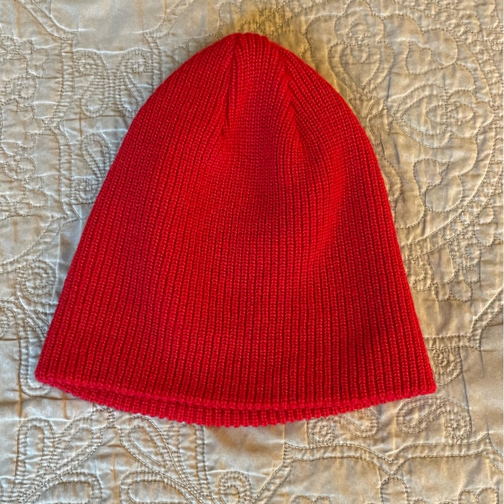 J. Crew Red Beanie